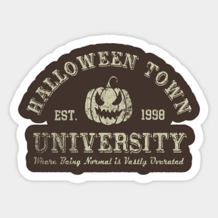 Halloween Town est 1998 vintage Art Sticker